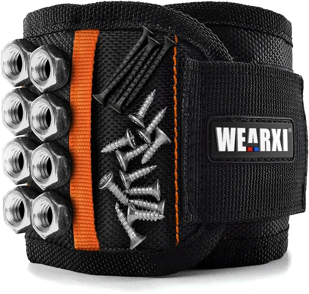 WEARXI Gifts for Men, Magnetic Wristbands for Men Tools, Gifts For Fathers Day,...