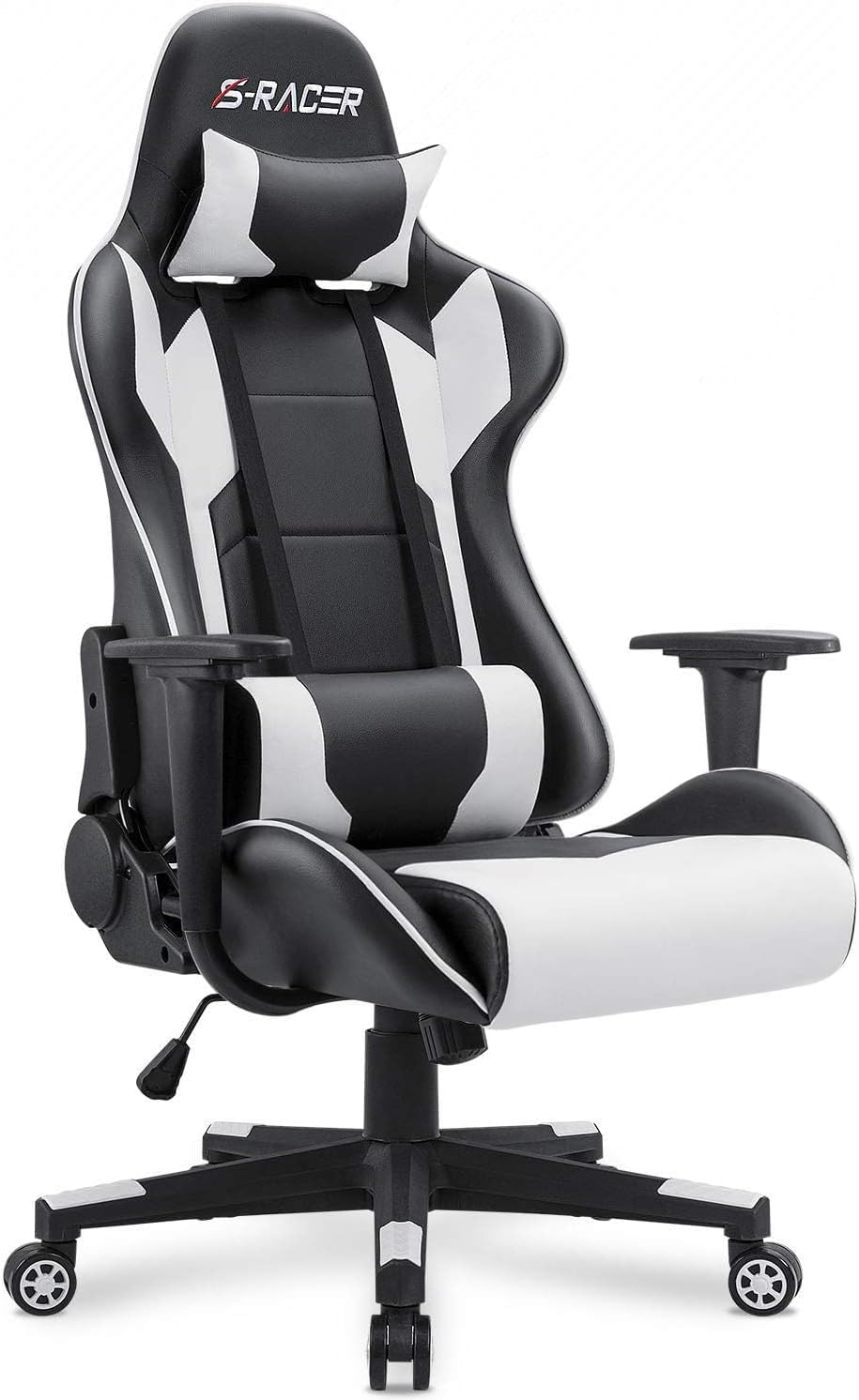 Homall Gaming Chair, Office Chair High Back Computer Chair Leather Desk Chair Ra...