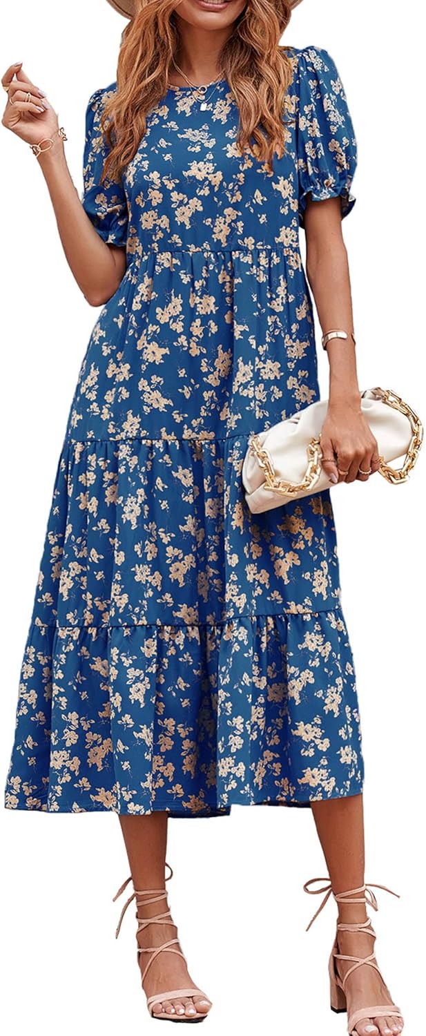 Special PRETTYGARDEN Women's Summer Dress, Unique Casual Floral Boho Dress with...