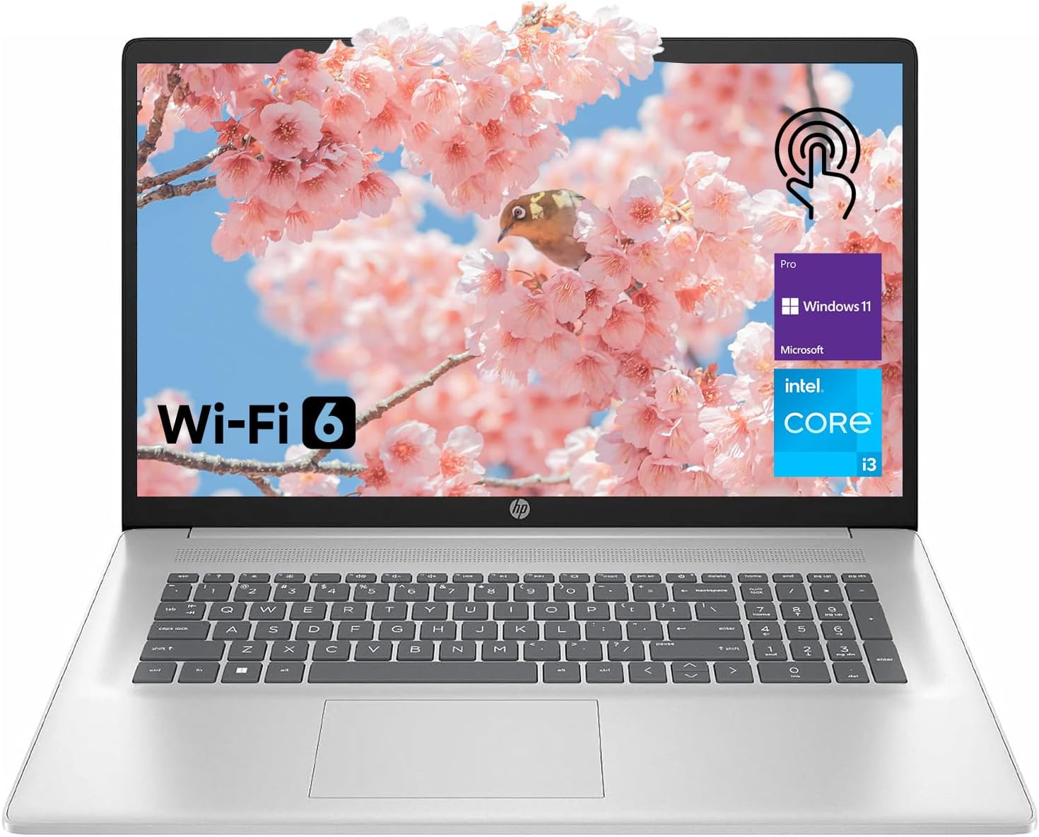 HP High-Performance 17.3" Laptop, 17.3" HD+ Touchscreen, 8-Cores Intel i3-N305,...