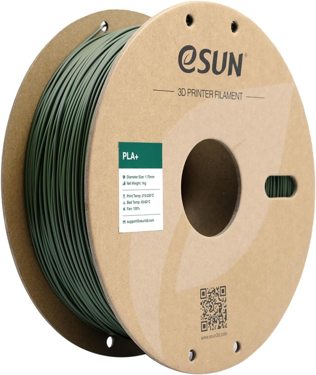 eSUN PLA+ Filament 1.75mm, Enhanced Toughness 3D Printer Filament PLA Plus, Dime...