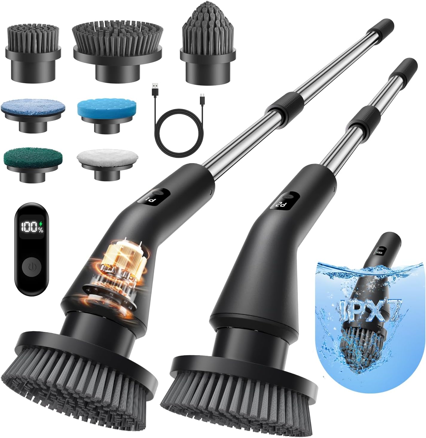 Leebein Electric Spin Scrubber, Special Electric Cleaning Brush 2025 Upgraded, U...