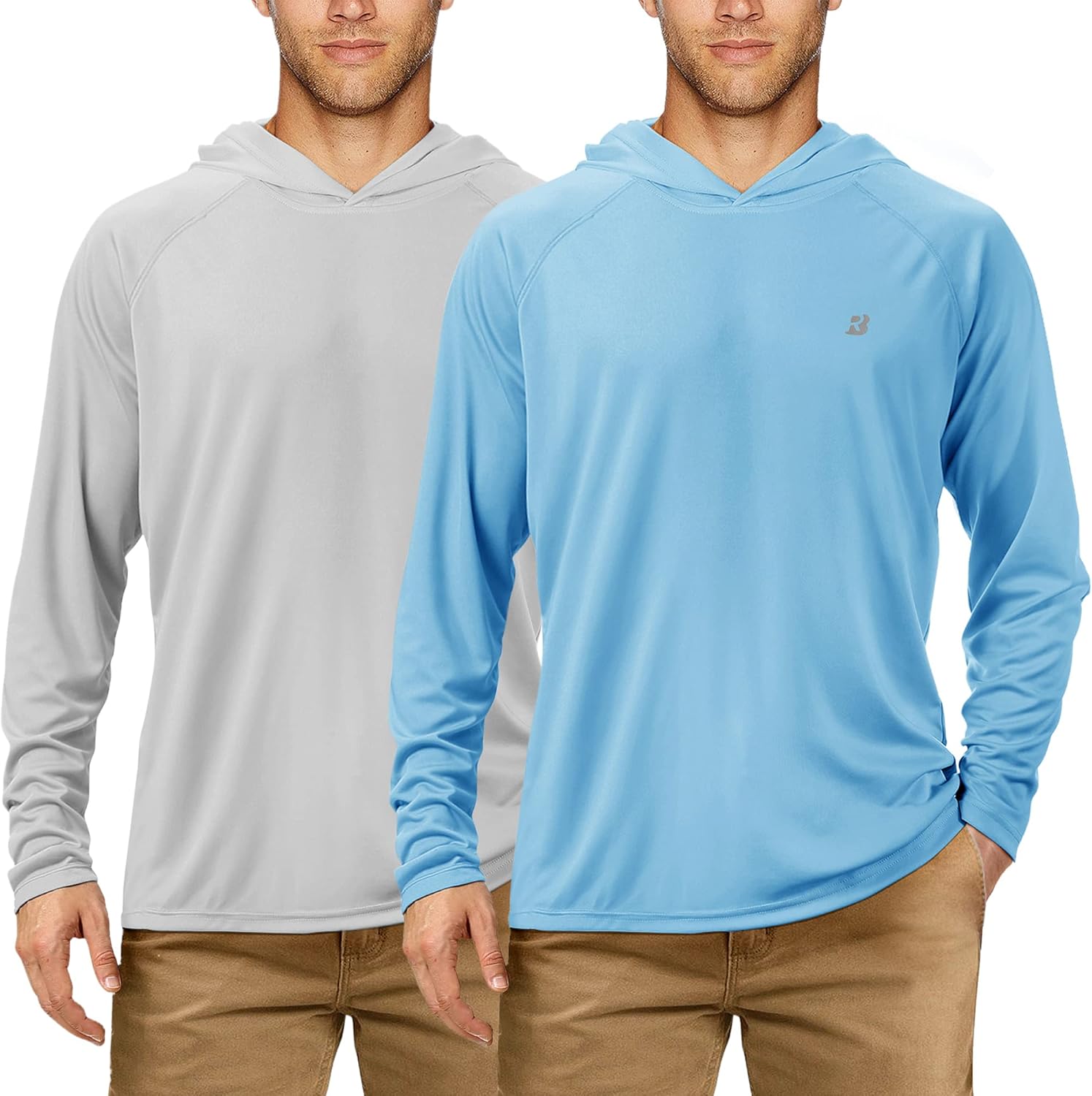High-Quality Roadbox UPF 50  Fishing Shirts for Men, Special Long Sleeve UV Sun...