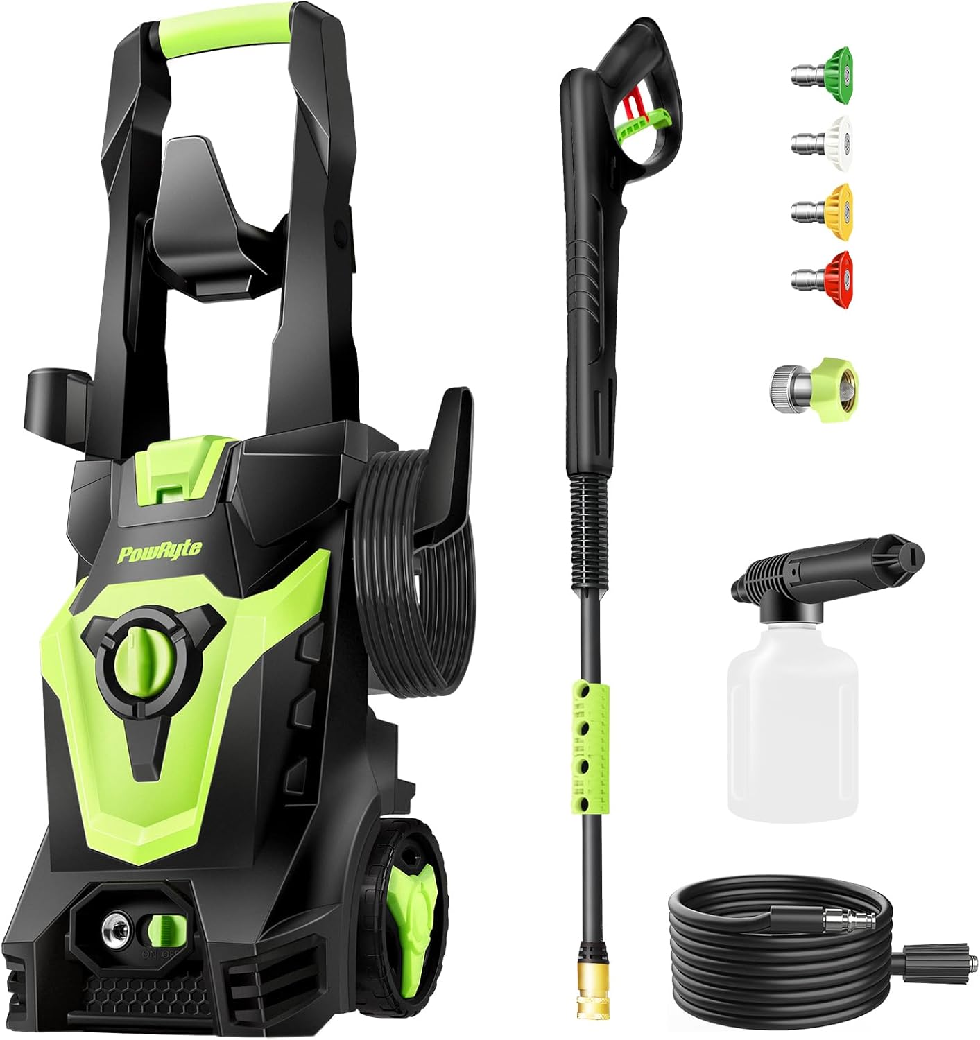 Electric Pressure Washer, Foam Cannon, 4 Different Pressure Tips, Power Washer,...