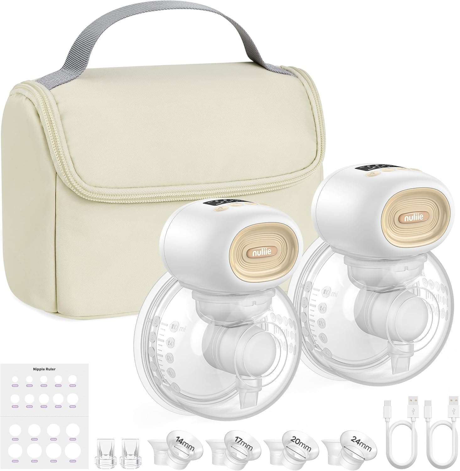 Innovative Nuliie Wearable Breast Pump, Exceptional Electrical Breast Pump with...