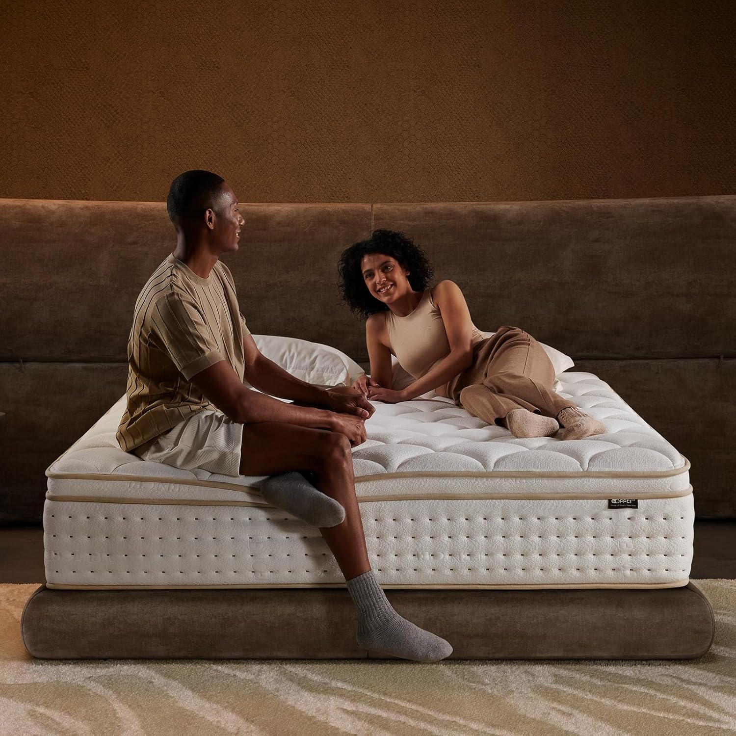 King Mattress 14 Inch, Medium Firm Hybrid with Memory Foam for Pressure Relief &...