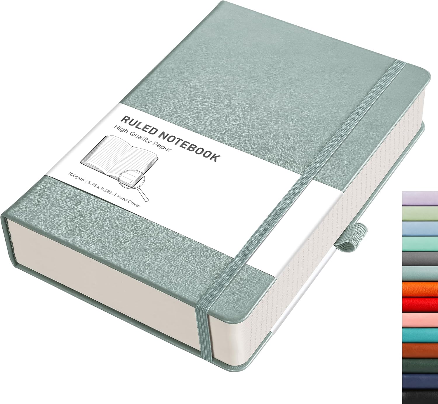RETTACY Lined Journal Notebook, Special Hardcover Thick Notepad for Writing, Inn...