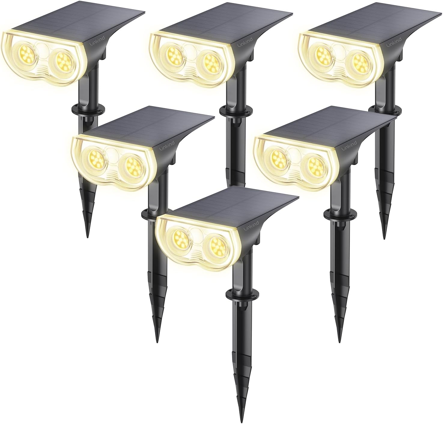 Linkind Solar Lights, Special Outdoor Garden Lighting with Dusk-to-Dawn Feature,...
