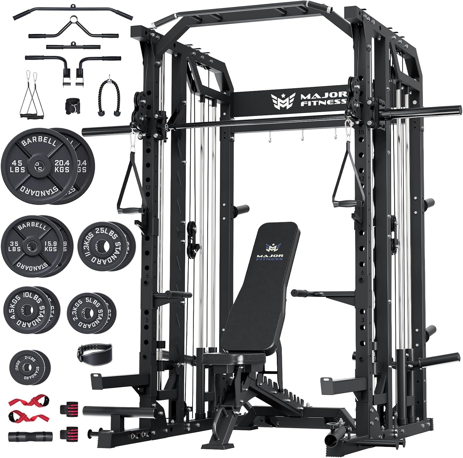 Major Fitness Drone2 Smith△ Machine – All-in-One H...