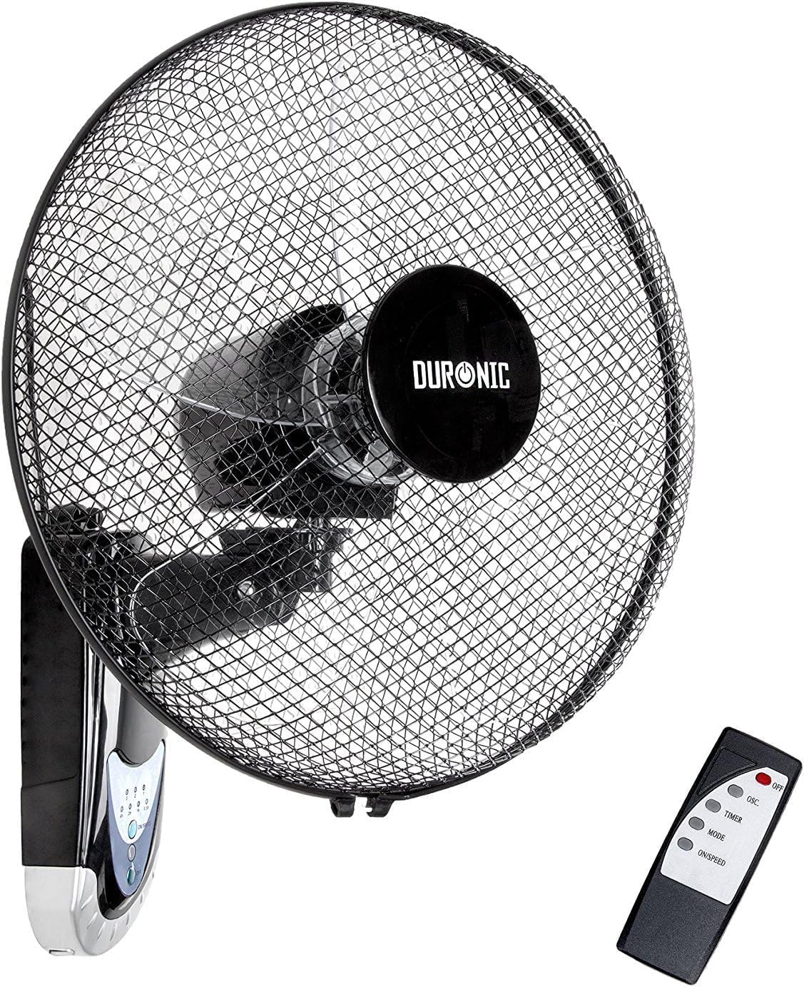 Duronic Wall Fan, High-Quality Wall Mounted Fan with Remote Control, Efficient 1...