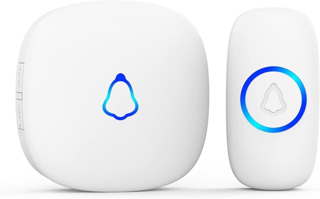 SECRUI Wireless Doorbell, Plug in Waterproof Operating at 1,000 Feet Long Range...