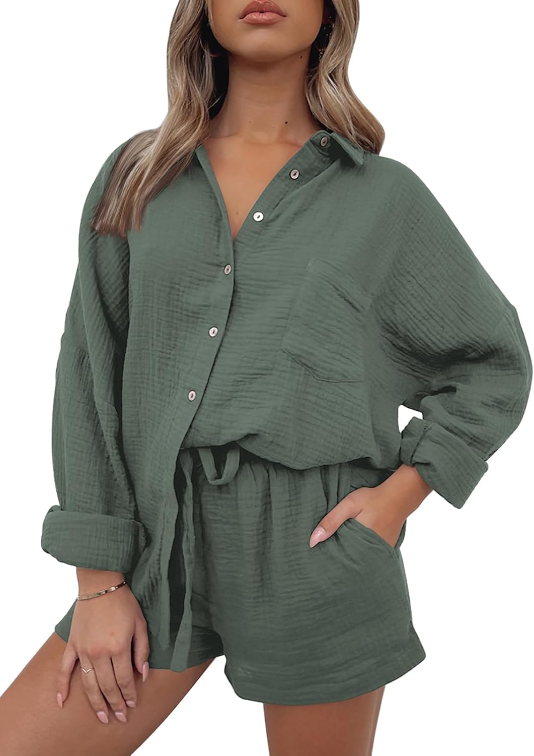 AUTOMET 2 Piece Sets, Stylish Lounge Wear for Women, Trendy Matching Two Piece P...