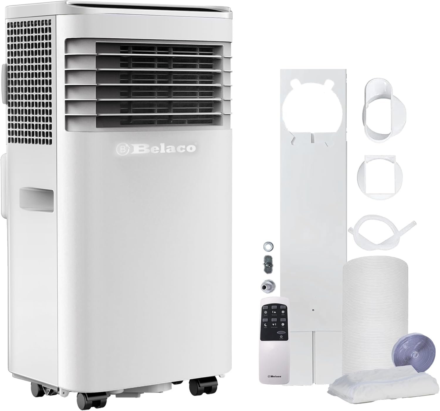 Belaco Portable Air Conditioner, 9000 BTU 4-in-1, Air Conditioning Unit, Fan & C...