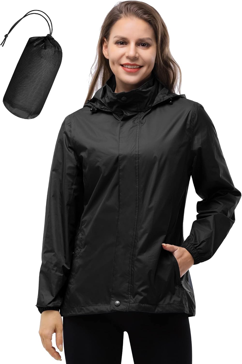 33,000ft Women's Rain Jacket, Special Waterproof Lightweight Raincoat with Hood,...