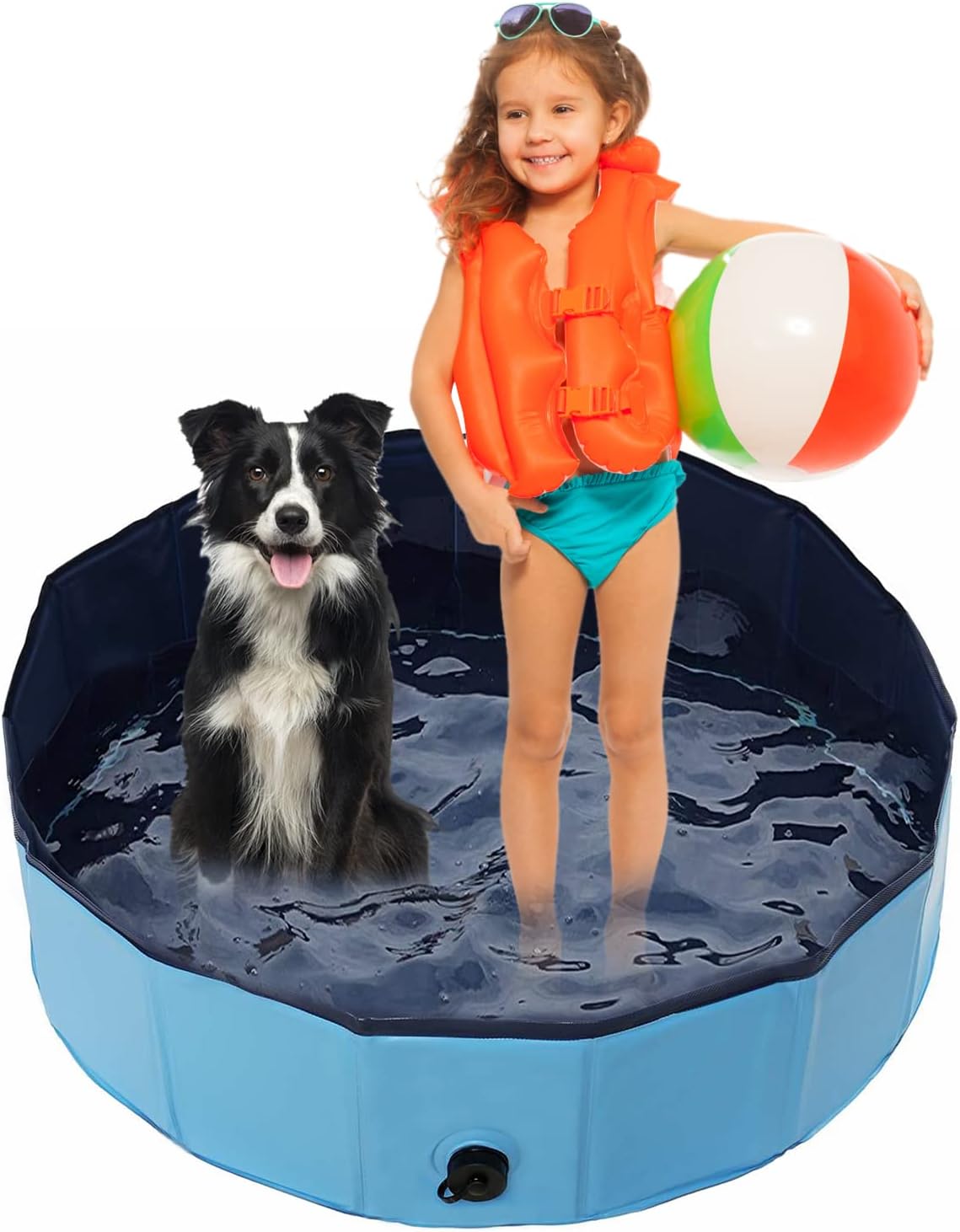 Special Jsdoin Large Dog Pool, High-Quality Foldable Dog Pool for Summer, Unique...