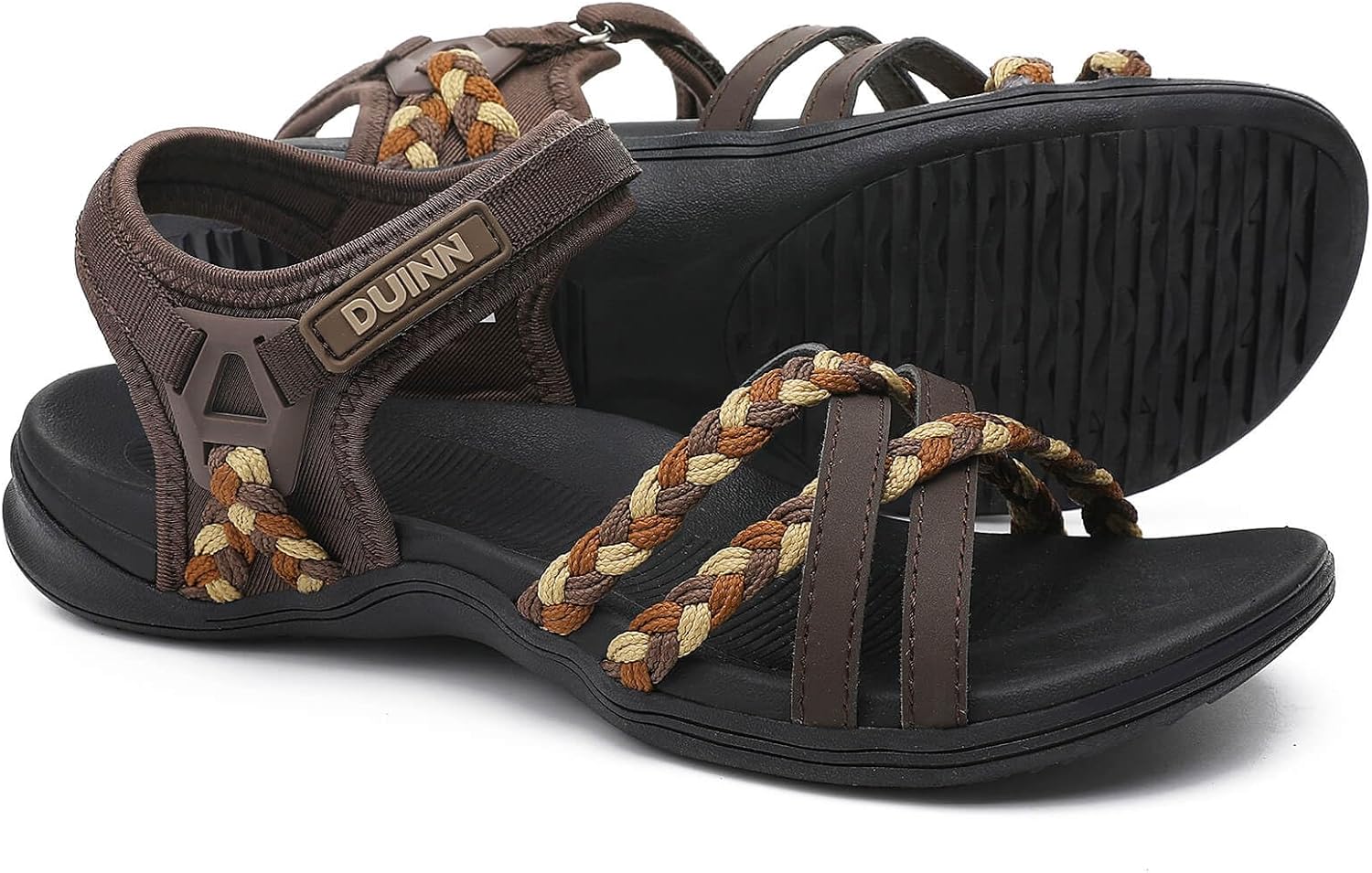 UBFEN Women's Hiking Sandals, Special Sport Sandals with Adjustable Hooks, Innov...