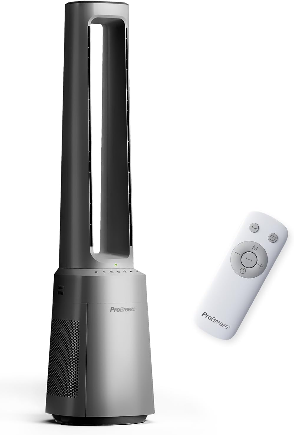 Pro Breeze® OmniAir 41" Bladeless Tower Fan with Air Purifier - Silent Standing...