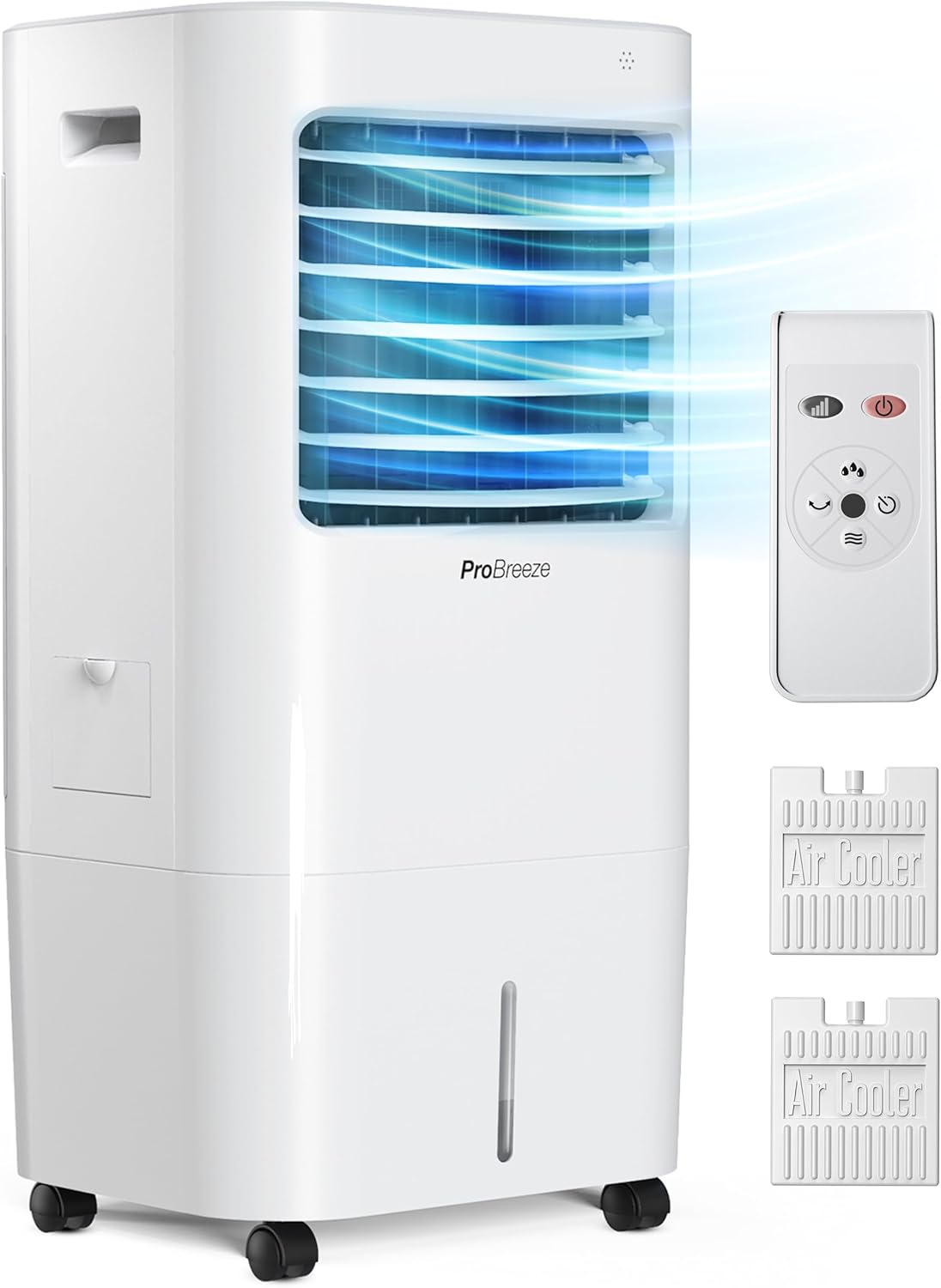 Pro Breeze 4-in-1 Air Cooler with 10 Litre Capacity, Remote Control, 3 Fan Speed...