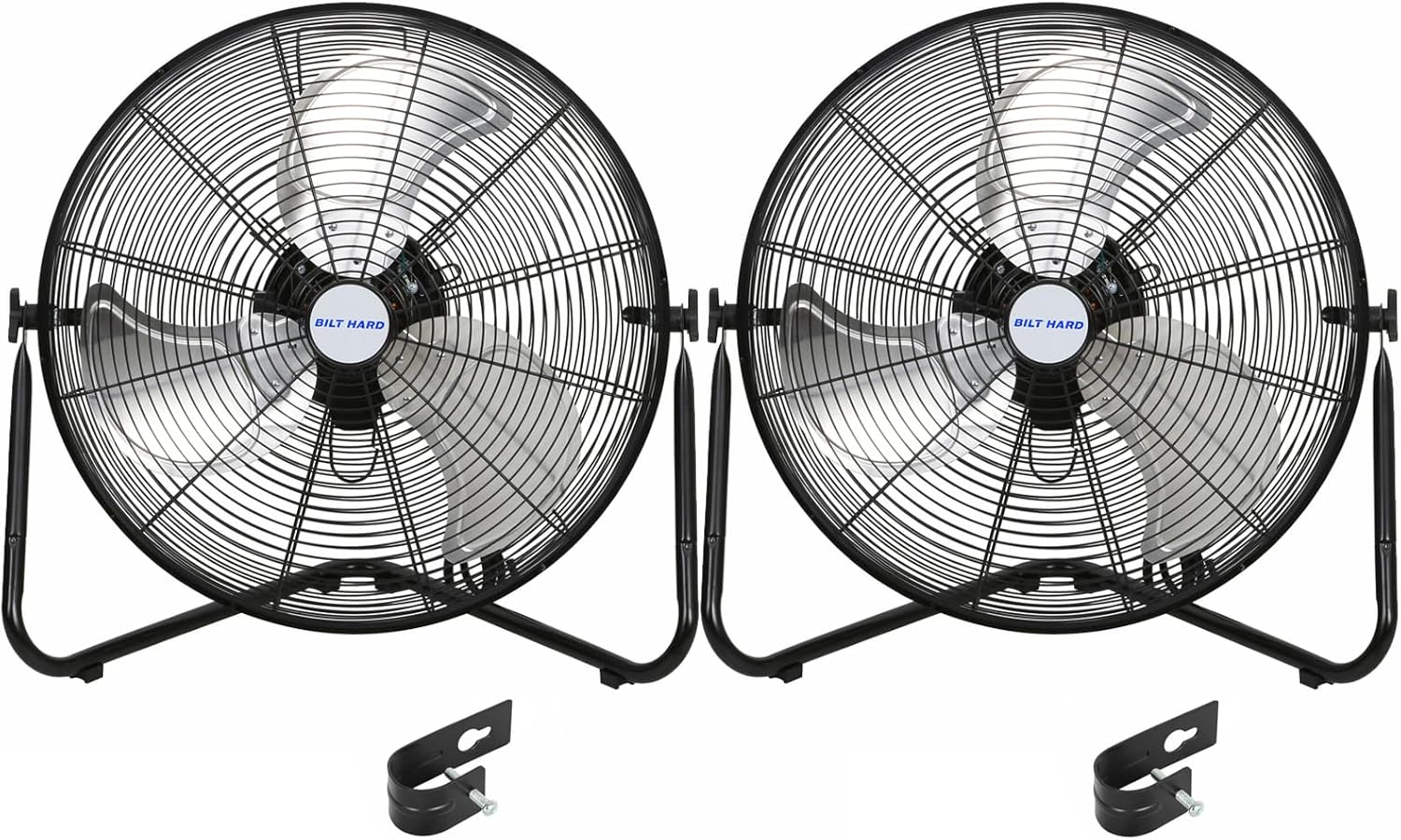 BILT HARD 20" High Velocity Floor Fan, 4600 CFM 3-Speed Industrial Shop Fan with...