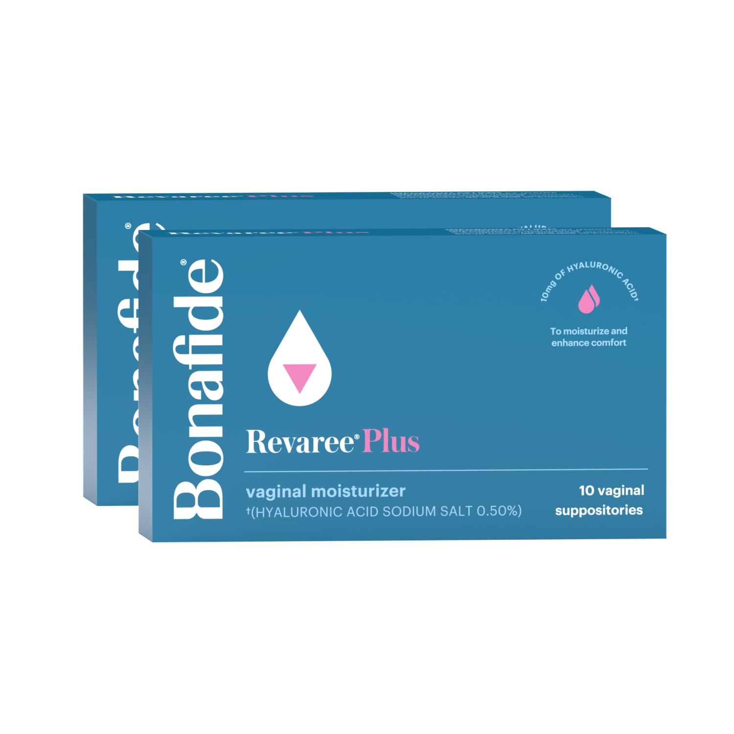 Revaree Plus by Bonafide. Vaginal Moisturizer with 10mg Hyaluronic Acid & Soothi...