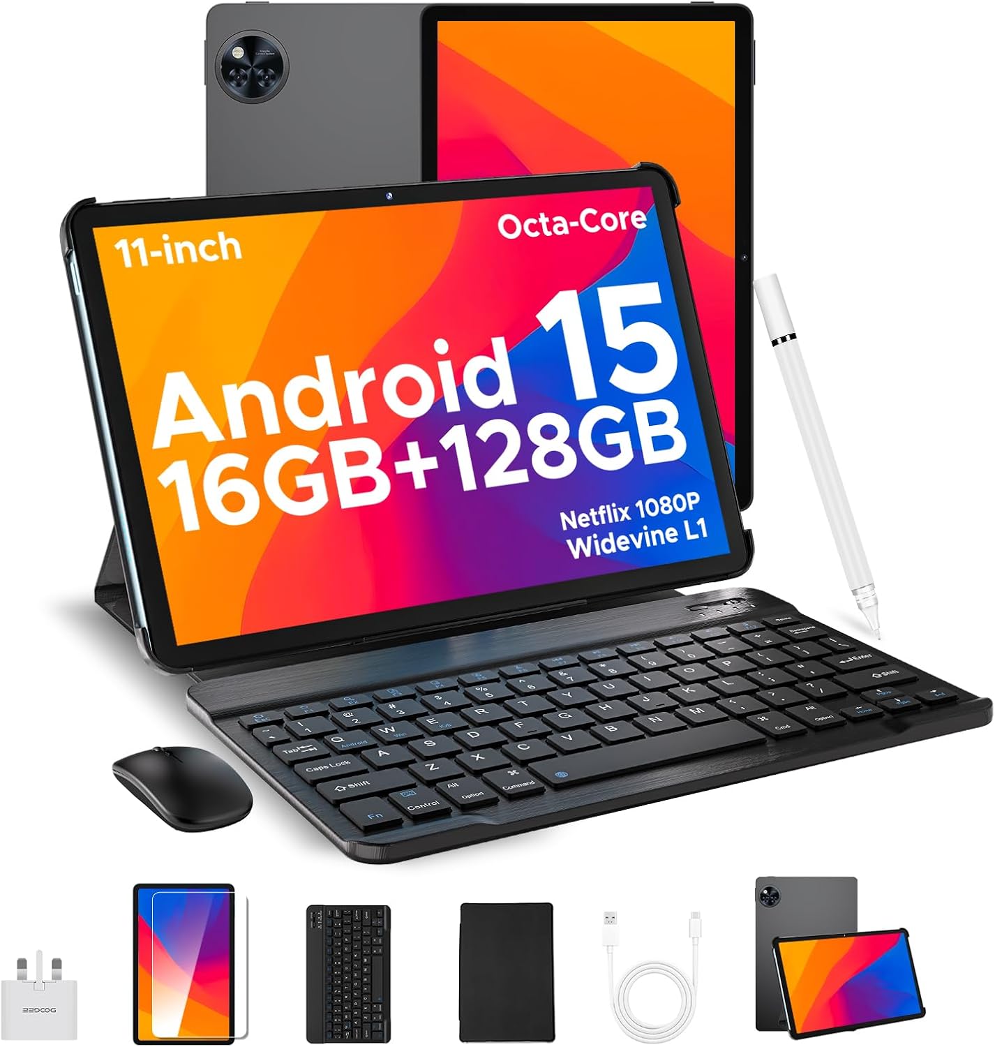 Top DOOGEE U11 2025 Newest 11'' Android Tablet, Special Android 15 Tablet with 1...