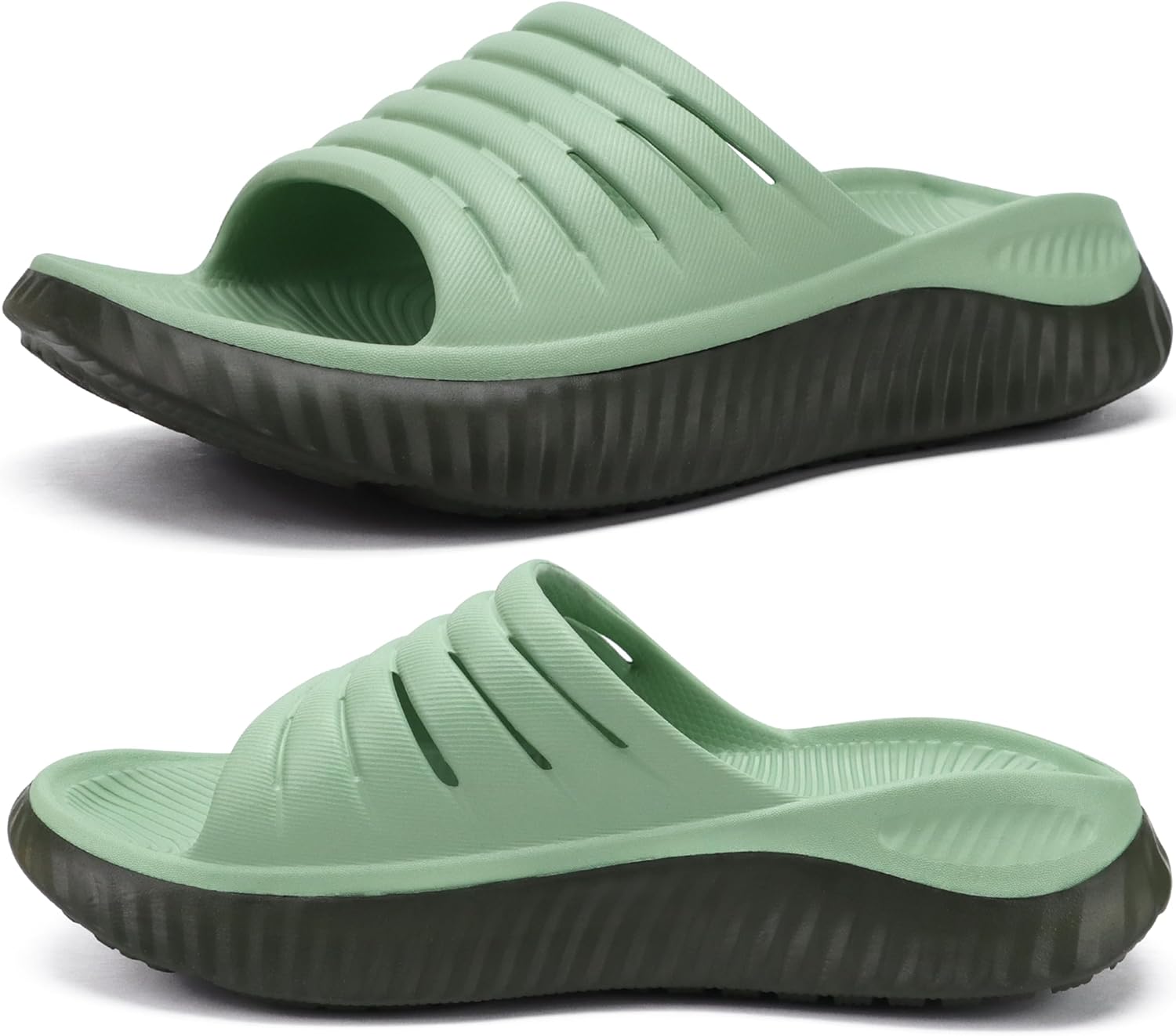 KuaiLu Womens Recovery Sandals, Unique Sandals with Comfortable Plantar Fasciiti...