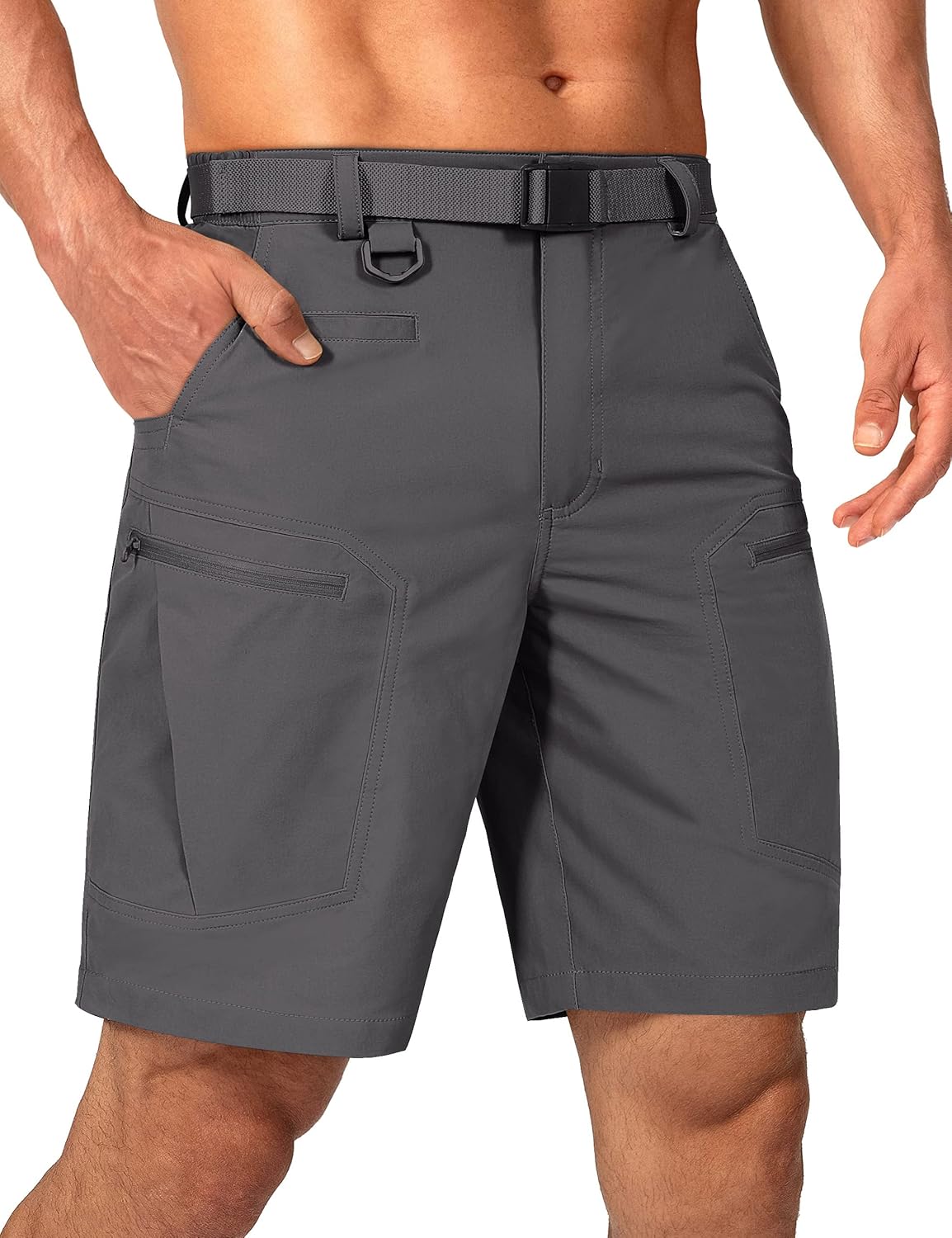 High-Quality Mens Cargo Hiking Shorts, Special Water Resistant Tactical Shorts,...