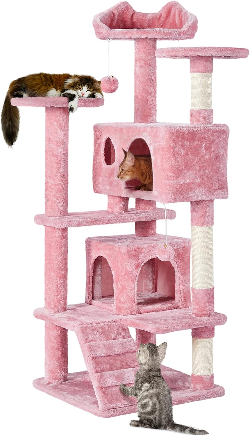 Yaheetech Cat Tree, Special Cat Tower for Multilevel Pet Activity, Innovative Pe...
