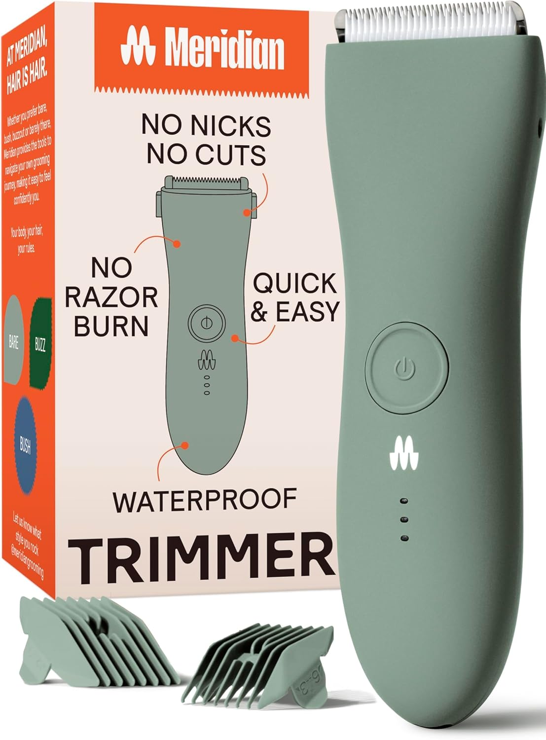 The Trimmer by Meridian: Electric Below-The-Belt Trimmer Built for Men | Effortl...