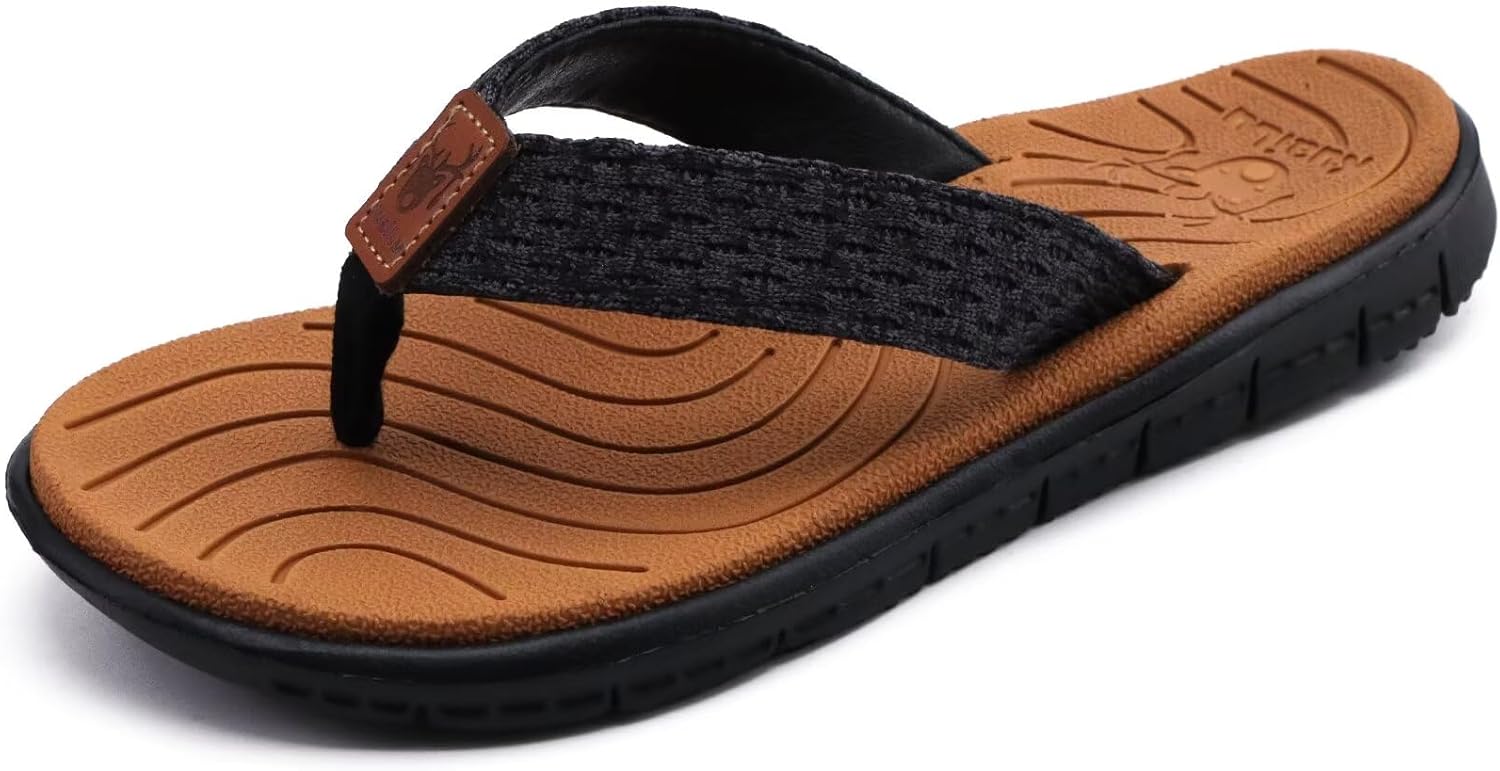 KuaiLu Women's Flip Flops, Special Casual Sandals with Yoga Mat Comfort Cushion,...