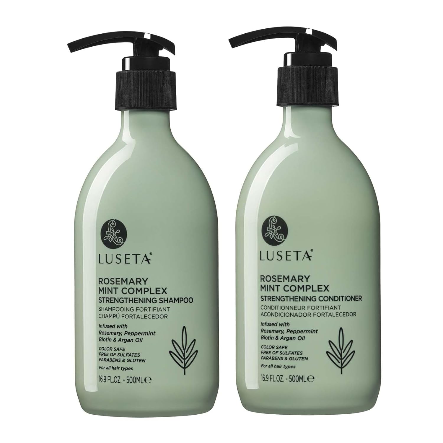 Enhanced Luseta Rosemary Mint Strengthening Shampoo, Premium Hair Care, Nourishi...