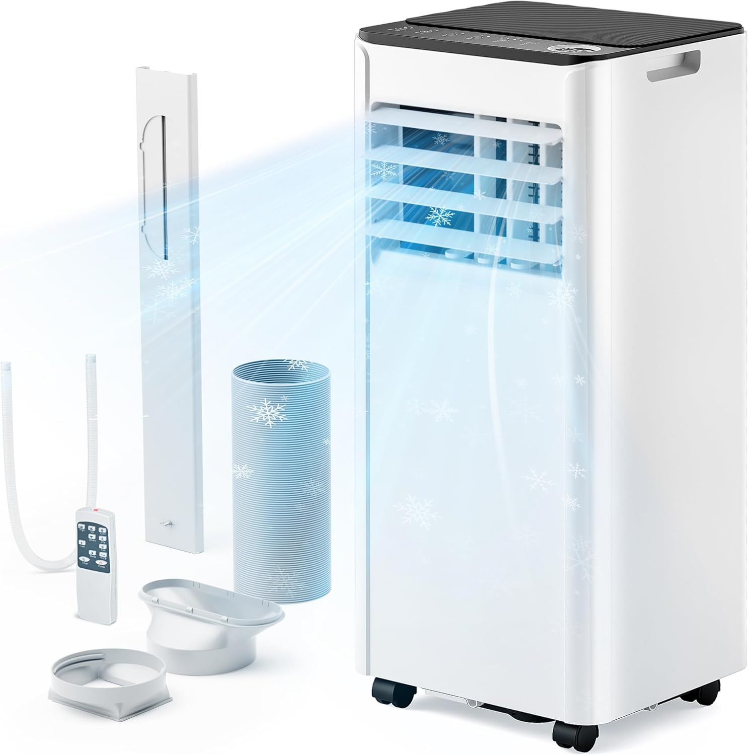 EUHOMY 8,000 BTU Portable Air Conditioners, 4-in-1...