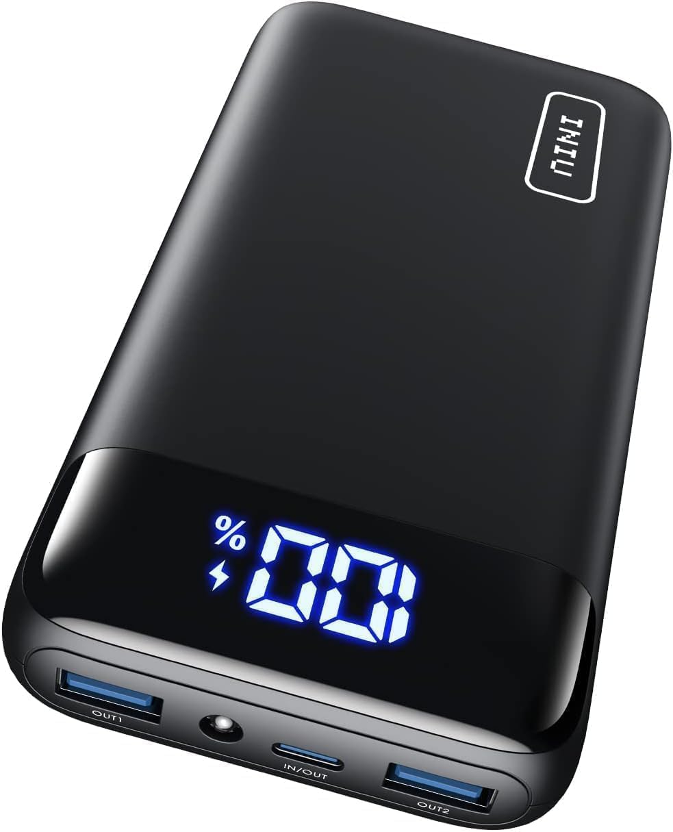 INIU Portable Charger, 22.5W 20000mAh USB C in & Out Power Bank Fast Charging, P...