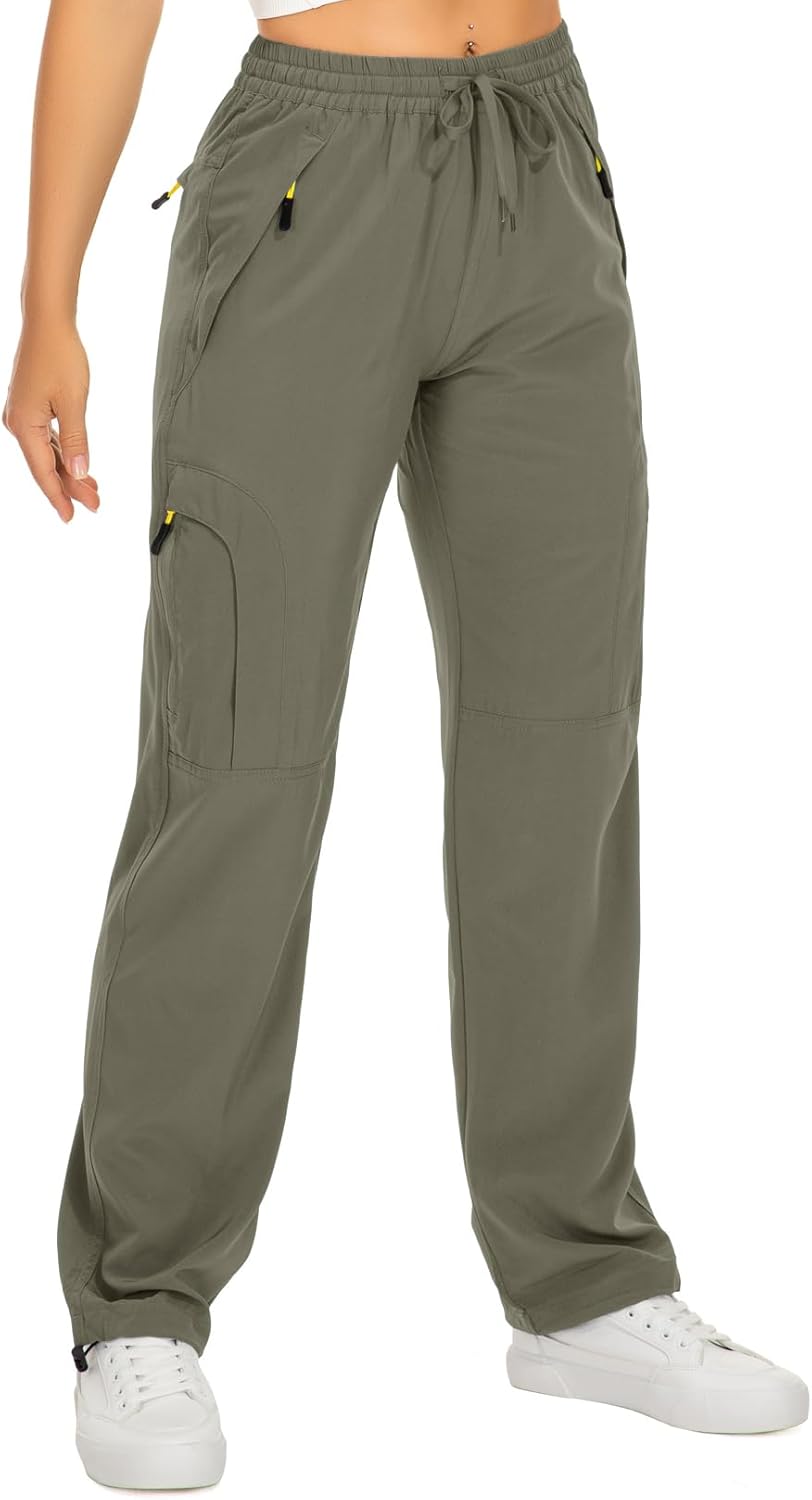 Womens Hiking Pants, Quick Dry UPF 50 Lightweight Travel Pants, High-Quality Gol...