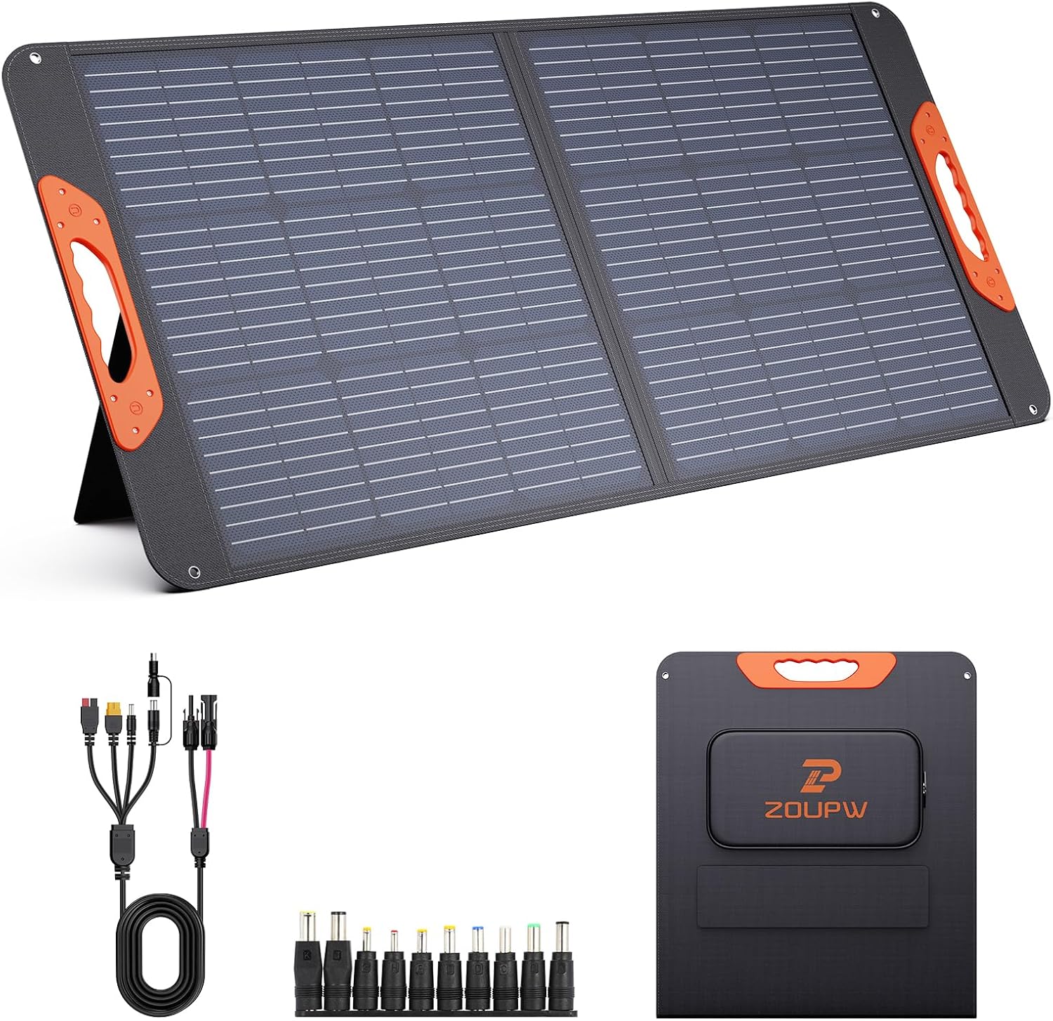 100W Portable Solar Panel,Camping Essentials,100 watt 20V Foldable Solar Charger...
