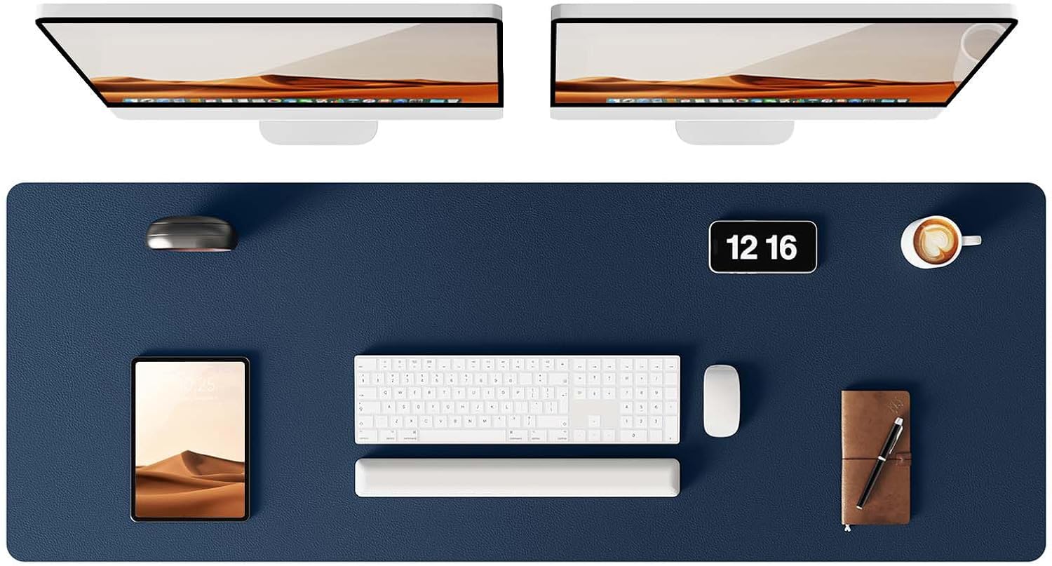 YSAGi Leather Desk Protector, Special Office Desk Mat, Innovative Large Mouse Pa...