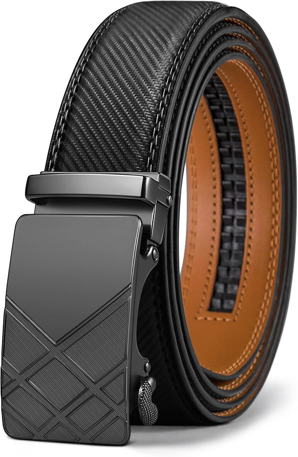 Premium BULLIANT Men's Belt, Exceptional Leather Ratchet Belt for Men, Perfect A...