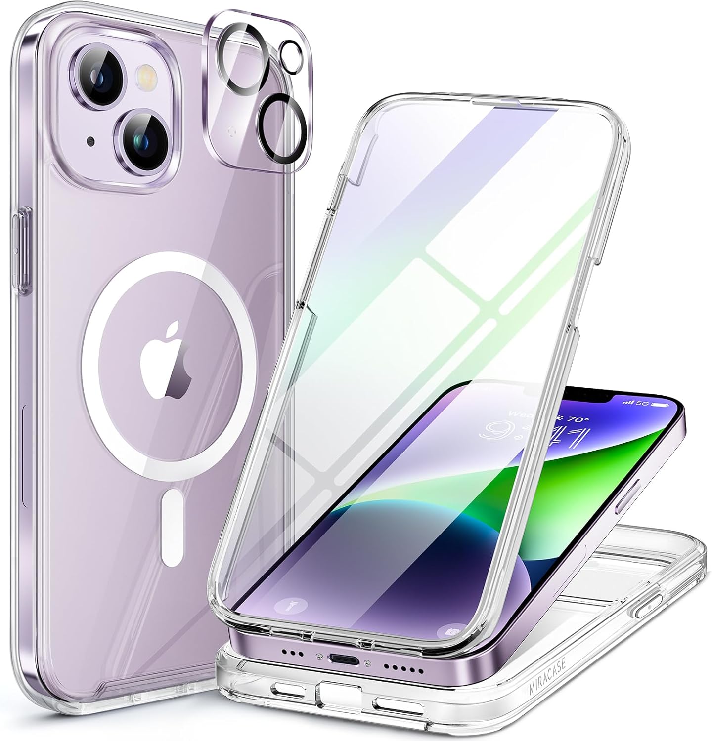 Unique Miracase Magnetic Case, Premium Magnetic iPhone 14 Plus Protective Case,...