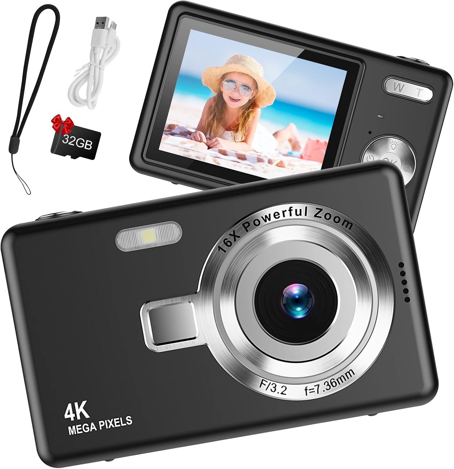 Digital Camera for Beginner, Special 1080P FHD 44MP Innovative Camera with 2.4"...