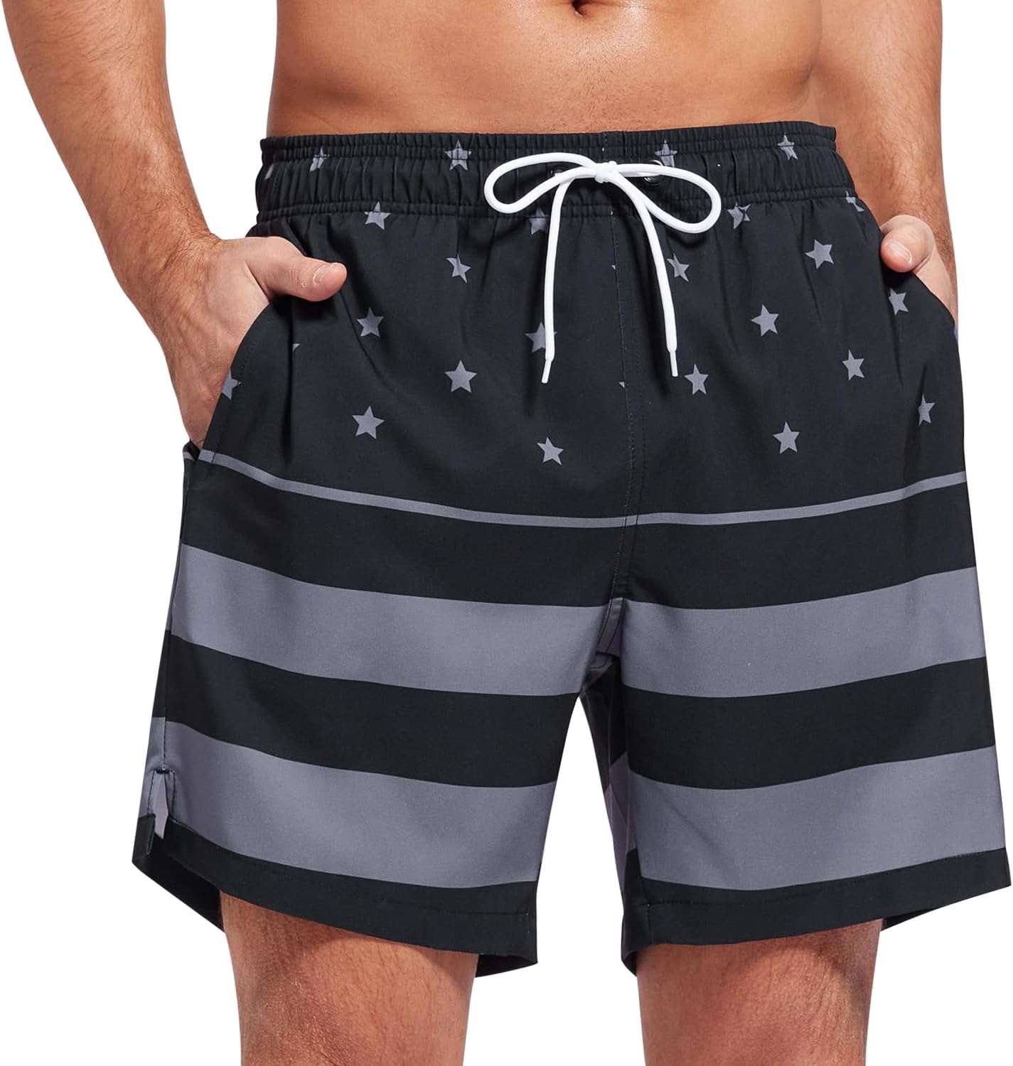 SILKWORLD Men's Swim Trunks, Special Quick Dry Shorts with Pockets, High-Quality...