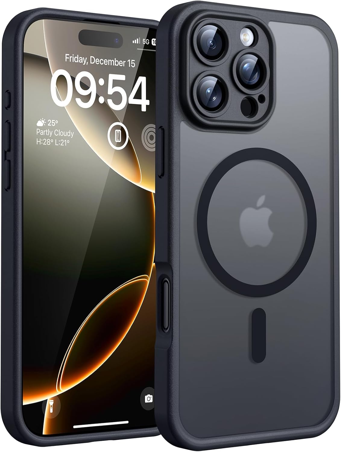 TOCOL Magnetic for iPhone 16 Pro Case, Upgraded Full Camera Protection, Compatib...