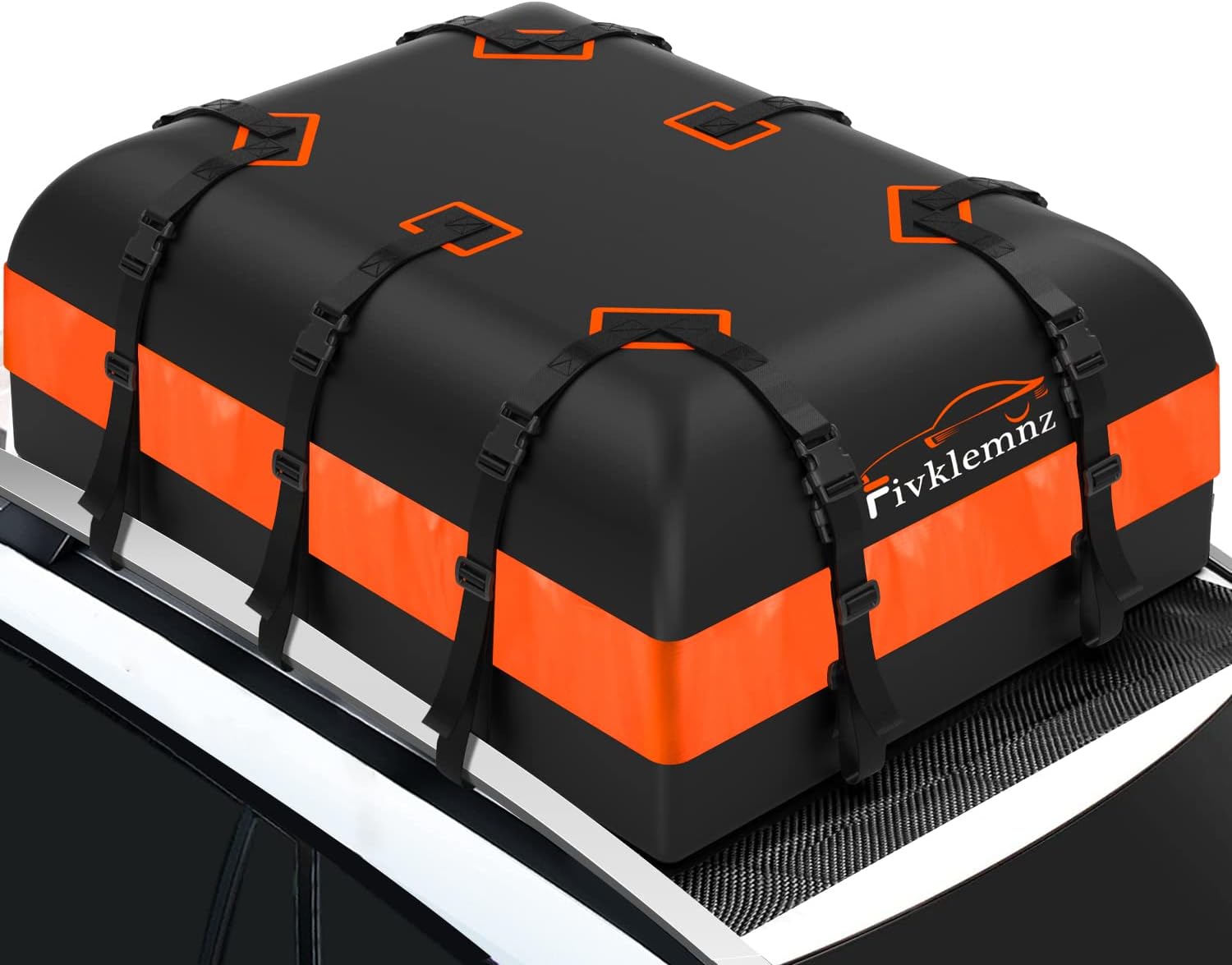 FIVKLEMNZ 21 Cubic Car Rooftop Cargo Carrier Roof Bag Waterproof for All Top of...