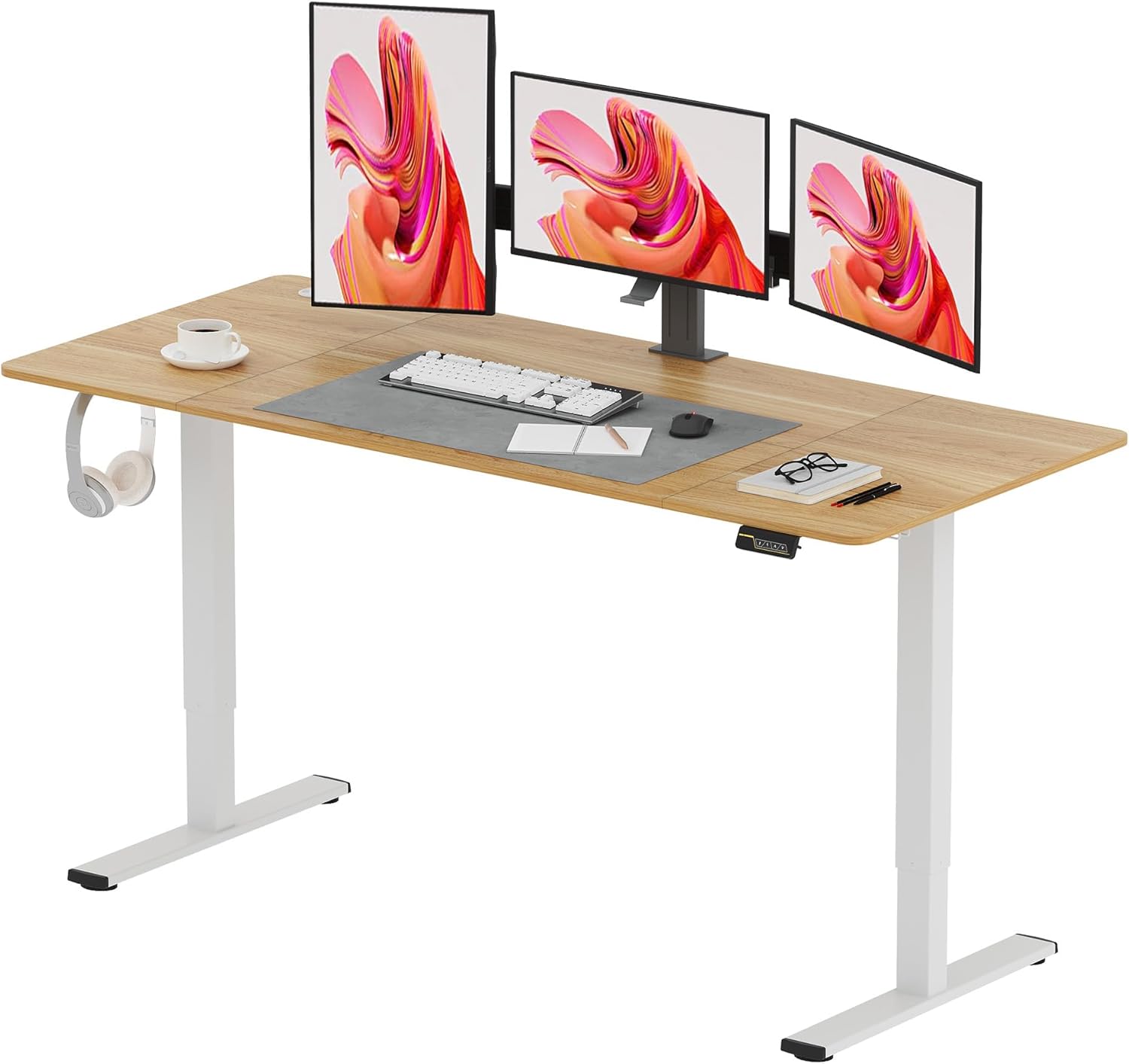 Premium SANODESK Electric Standing Desk, High-Quality Height Adjustable Desk for...