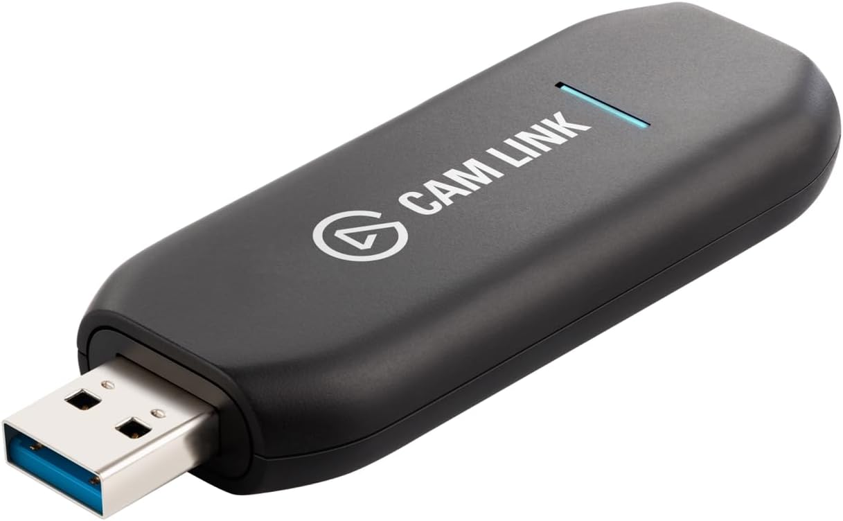 Elgato Cam Link 4K – External Capture Card for DSLR & Camcorder, ActionCam as We...