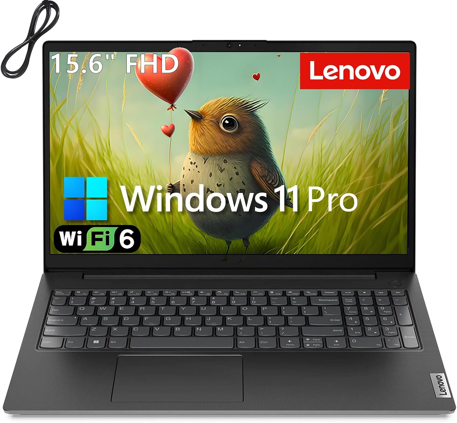 Lenovo 15.6" FHD Laptop Computer for Business and Student, Intel Dual Core Proce...