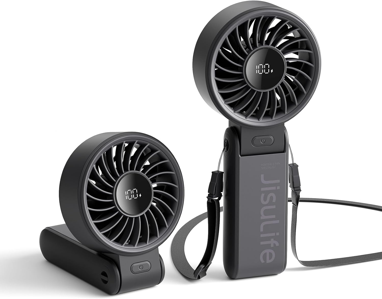 JISULIFE Handheld Fan Life7, Premium Flexible Portable Fan with High-Power Motor...