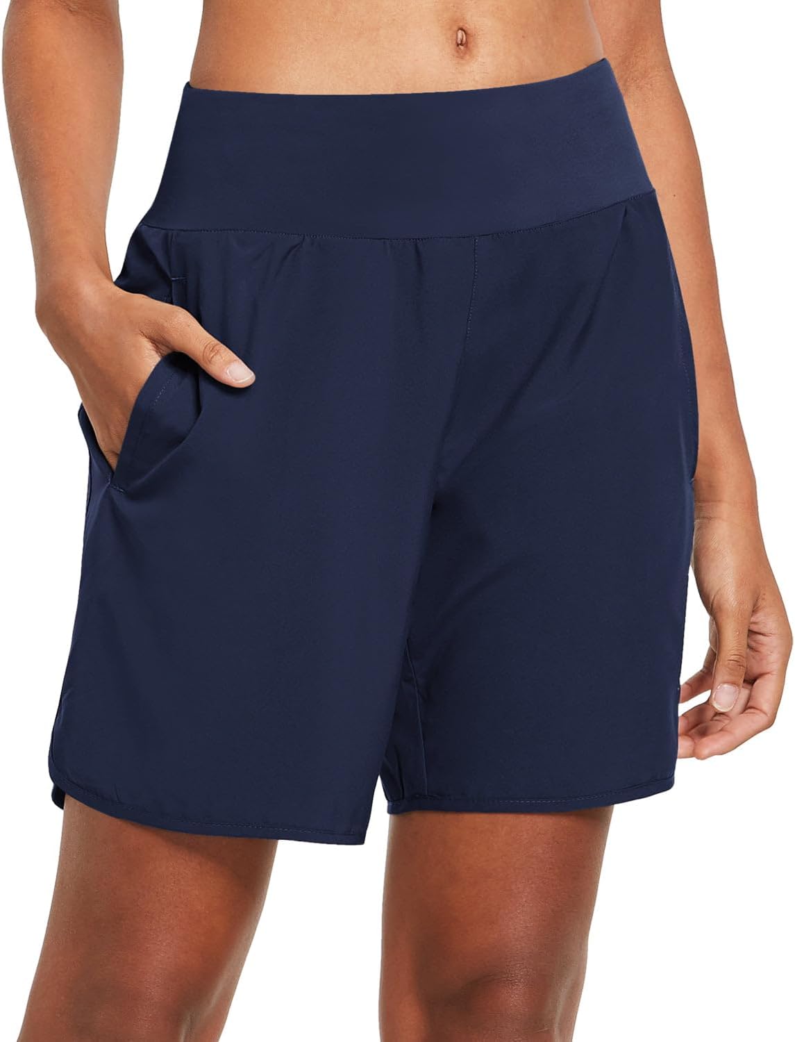 Baleaf Women's Running Shorts, Special High Waisted Gym Shorts, Innovative Quick...