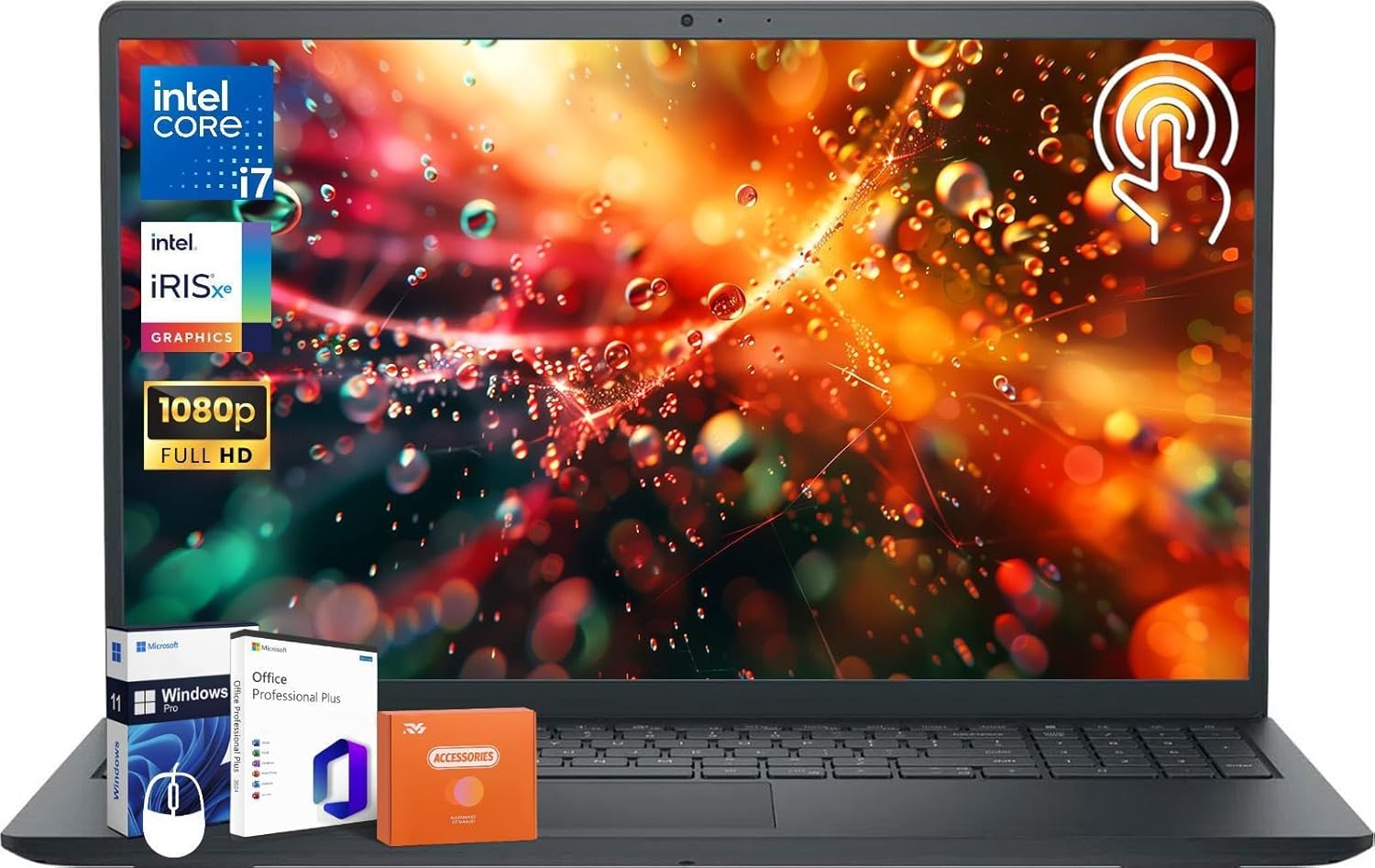 Dell Inspiron 15 3530 Touchscreen Laptop Computer, 15.6 Inch FHD Anti Glare Scre...