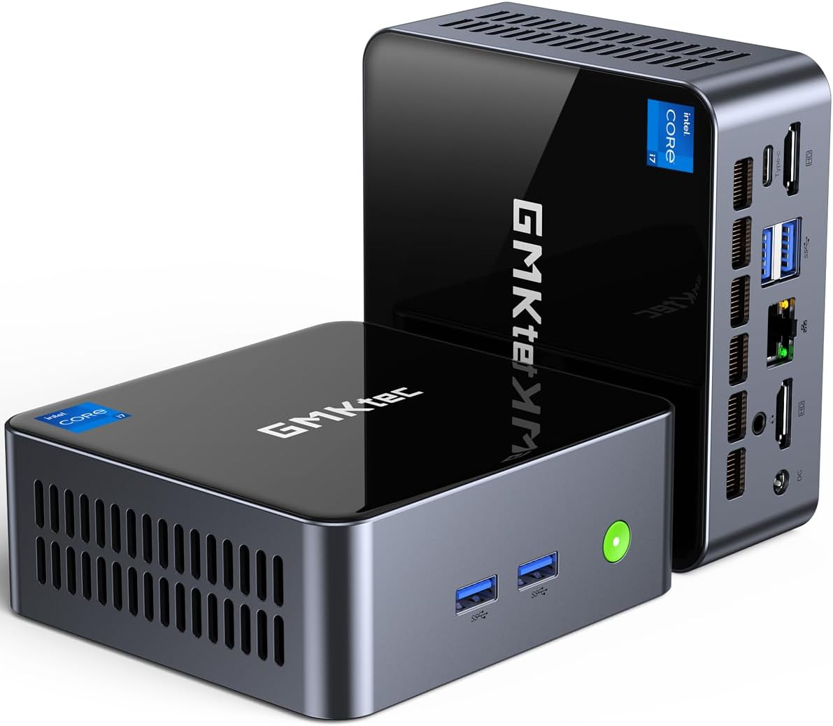 GMKtec Mini PC Intel Core i7-1195G7 (up to 5.0 GHz) 32GB DDR4 1TB SSD Desktop Mi...