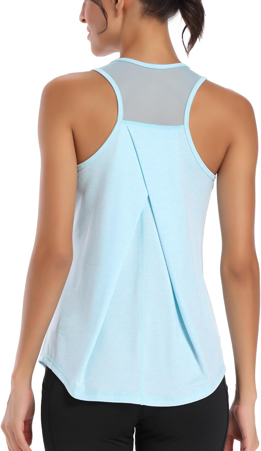Dawnrole Workout Tank Tops, Special Women Gym Sport Sleeveless Running Tops, Hig...